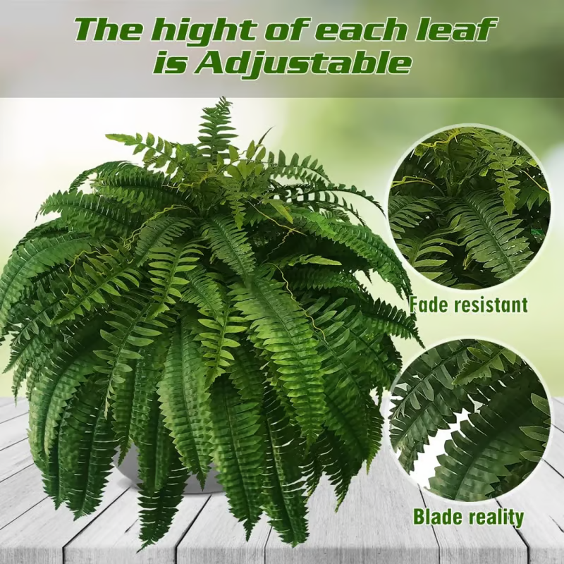 🔥🌿UV Resistant Lifelike Artificial Boston Fern🌿