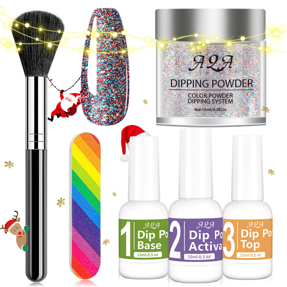 ✨🔥Buy 1 Get 1 Free⚡ AQA Dip Powder Nail Kit (12 Colors) – Easy At-Home-1