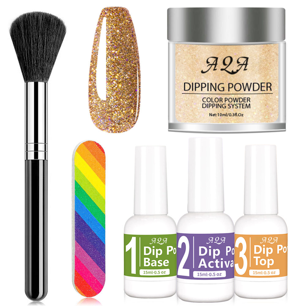 ✨🔥Buy 1 Get 1 Free⚡ AQA Dip Powder Nail Kit (12 Colors) – Easy At-Home-1