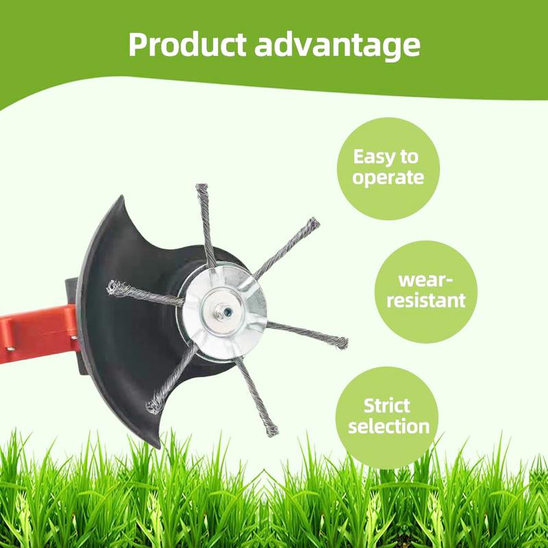🔥6 inch Steel Wire Brush Cutter for Electric Trimmers