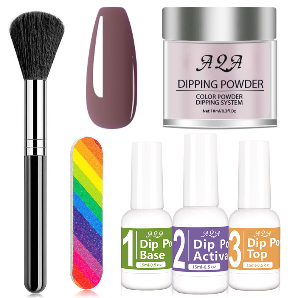✨🔥Buy 1 Get 1 Free⚡ AQA Dip Powder Nail Kit (12 Colors) – Easy At-Home-1