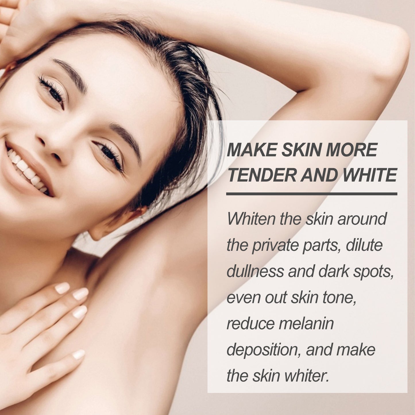 🥇LOVILDS Underarm and Thigh Care Cream - Reduces the appearance of skin on the inner sides of the underarms and thighs. Cleans, nourishes, brightens and cares for the skin.-1