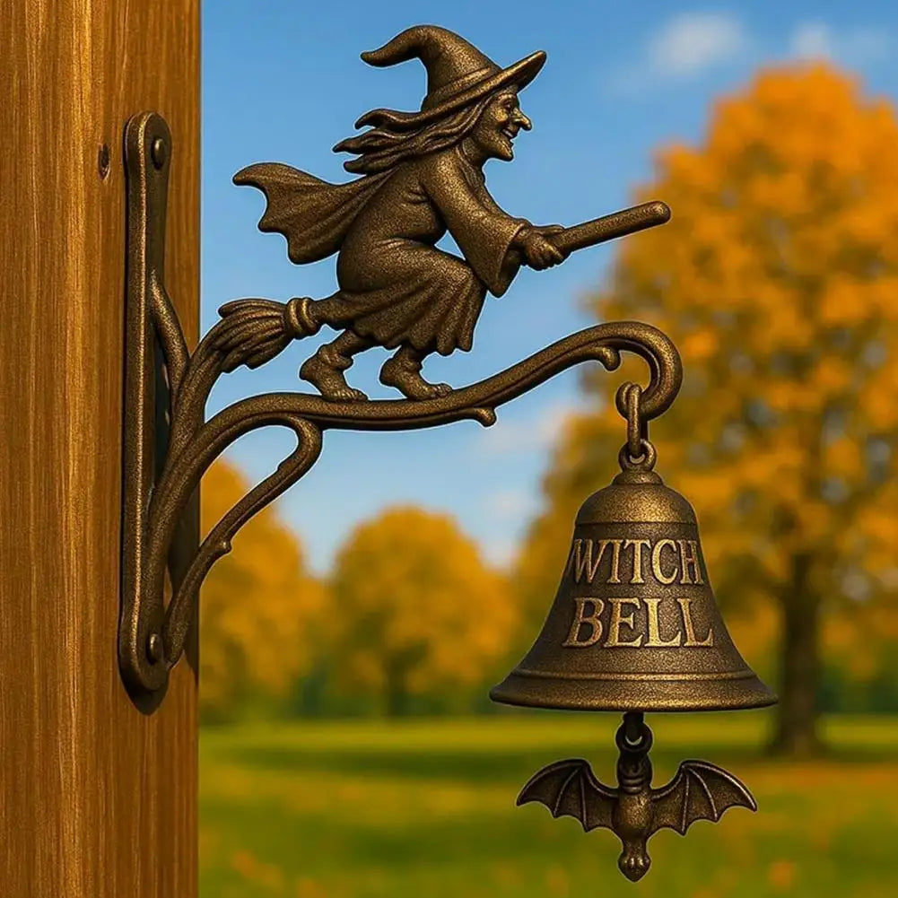 🔔 Witch Bell 2025 Edition - Limited Vintage Doorbell for Mystic Homes! 🧙♀️✨-1