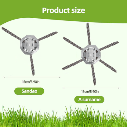🔥6 inch Steel Wire Brush Cutter for Electric Trimmers