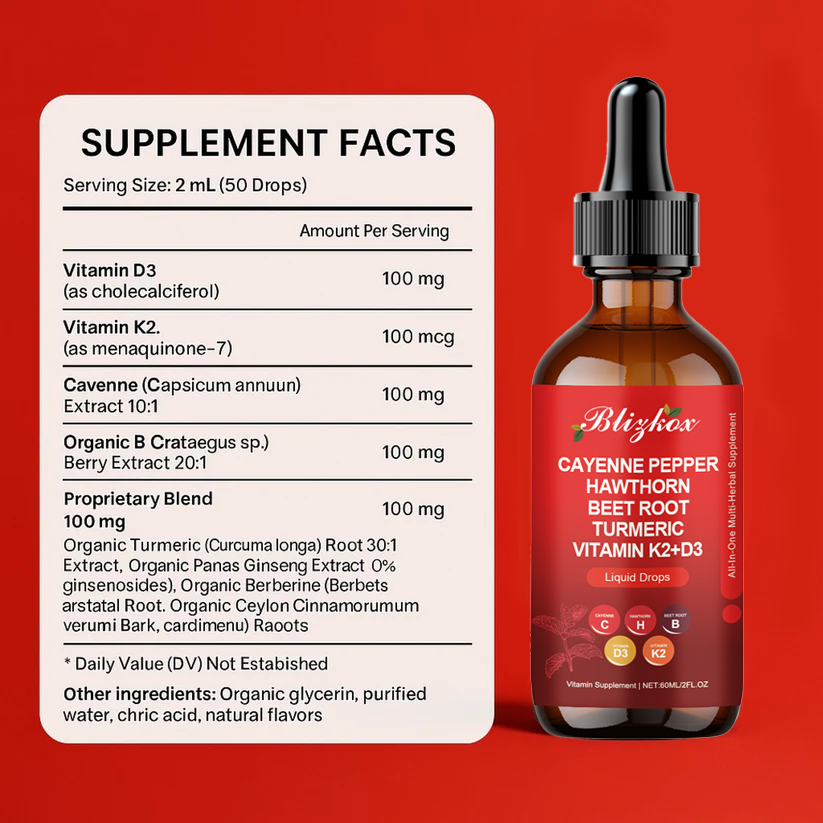💎Blizkox® Multivitamins&Cayenne Pepper Supplement Daily Drops 2.0(👨‍⚕️𝐇𝐚𝐫𝐯𝐚𝐫𝐝 𝐌𝐞𝐝𝐢𝐜𝐚𝐥 𝐒𝐜𝐡𝐨𝐨𝐥 𝐑𝐞𝐜𝐨𝐦𝐦𝐞𝐧𝐝𝐞𝐝丨❤️‍🔥)