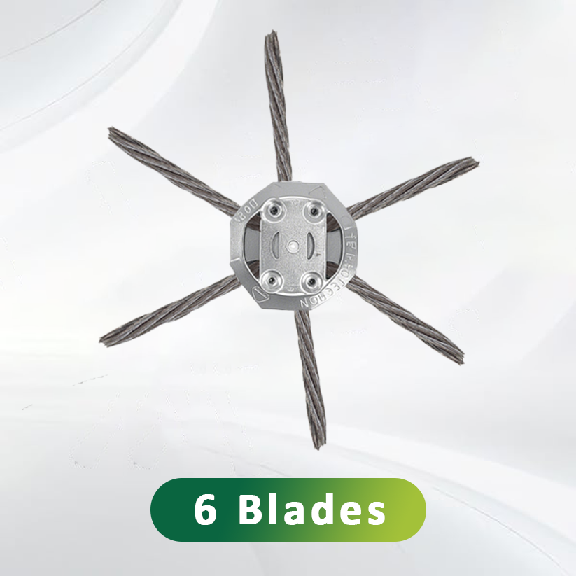 🔥6 inch Steel Wire Brush Cutter for Electric Trimmers