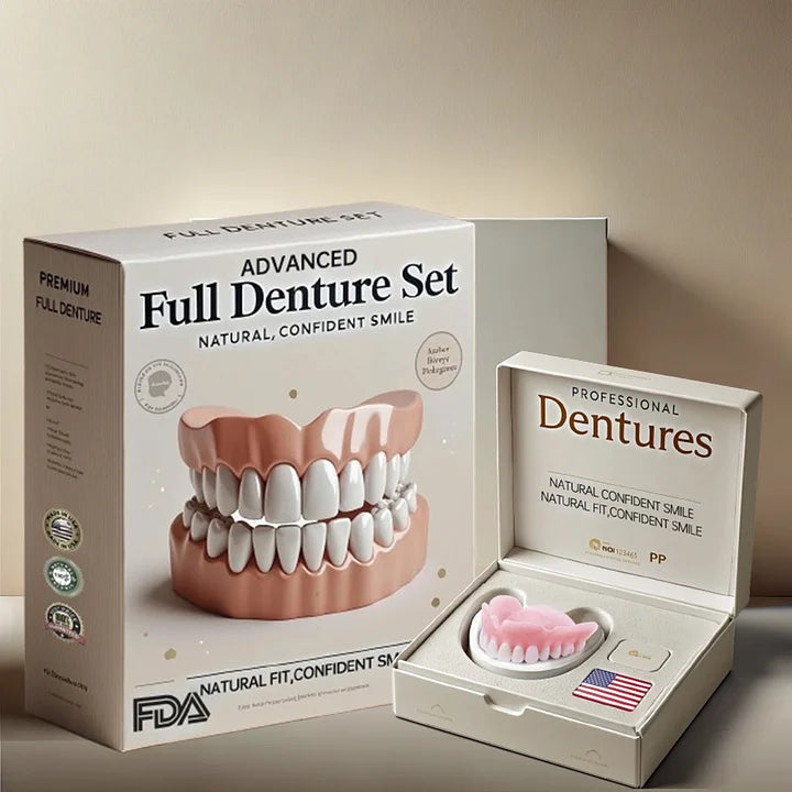 Blizkox™-🦷Advanced Customized Full Denture Set – For a Perfect Smile and Natural Comfort🥰( 🔥Last Day Promotion🔥）