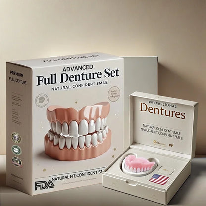 Blizkox™-🦷Advanced Customized Full Denture Set – For a Perfect Smile and Natural Comfort🥰( 🔥Last Day Promotion🔥）