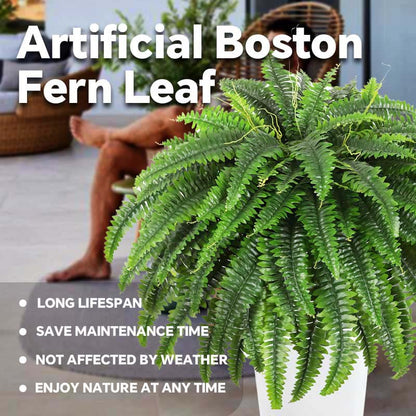 🔥🌿UV Resistant Lifelike Artificial Boston Fern🌿