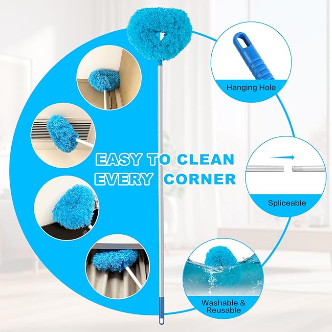 🔥Washable Ceiling Fan Cleaner-Multi-Purpose Extendable Ceiling Fan Duster🔥🔥
