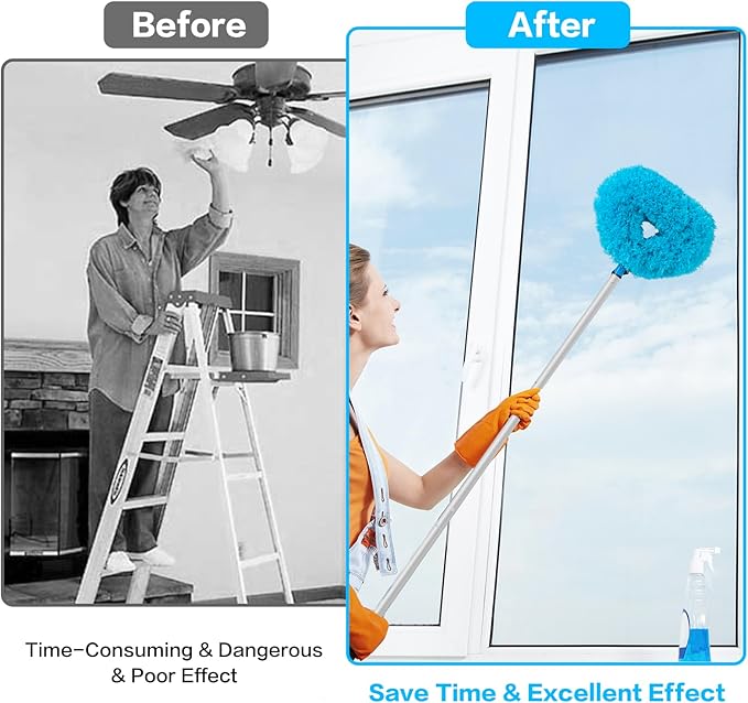 🔥Washable Ceiling Fan Cleaner-Multi-Purpose Extendable Ceiling Fan Duster🔥🔥